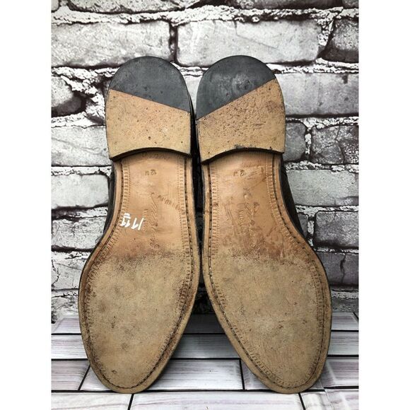 Mezlan Florence Brown Leather Brogue Cap Toe Oxfords Lace Dress Shoes Men Sz 12W - Picture 15 of 16